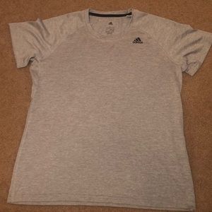 Women’s Large Adidas Gray Dri-fit Crewneck!